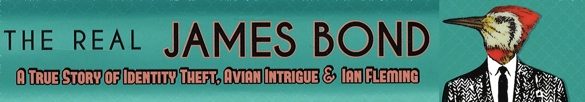 Header image with book title, The Real James Bond