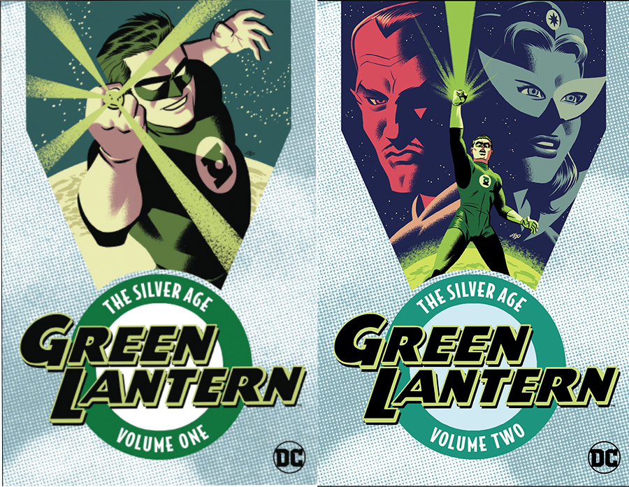 Book covers for Silver Age Green Lantern Vol. 1 and 2