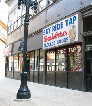 Exterior image of the Sky Ride Tap 