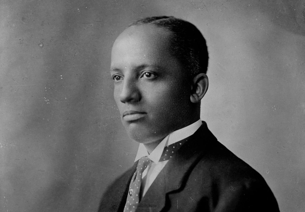 Photographic portrait of Carter G. Woodson 