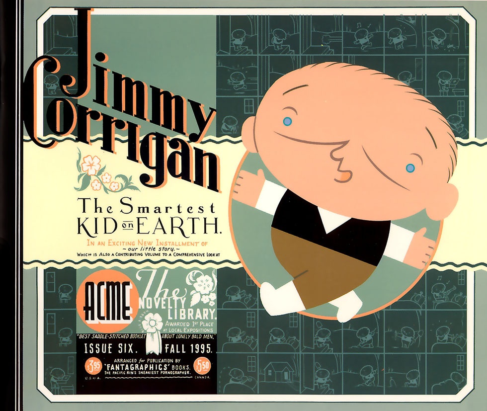 Cover image of Jimmy Corrigan, the Smartest Kid on Earth written and drawn by Chris Ware