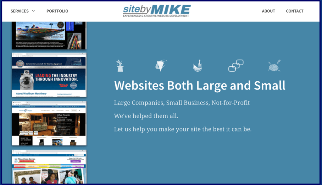 homepage for sitebyMIKE.com