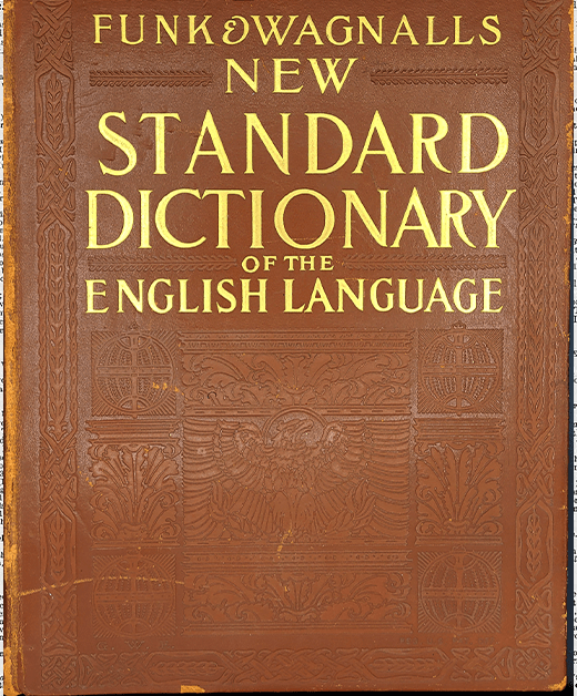 cover the 1932 edition of the Funk and Wagnalls New Standard Dictionary