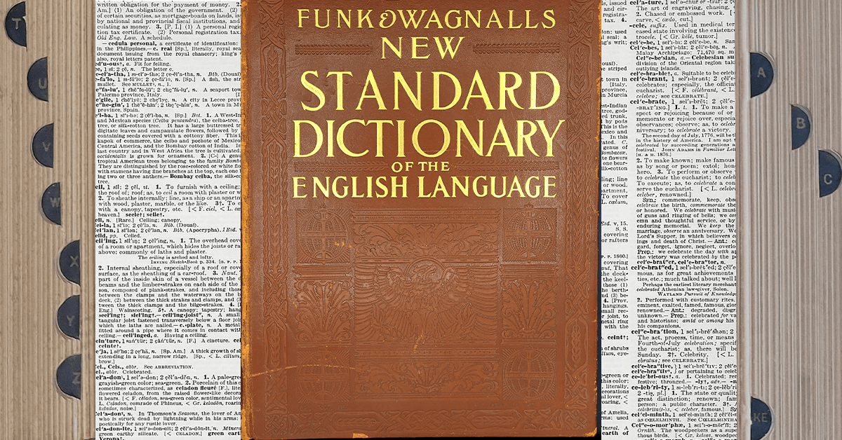 cover the 1932 edition of the Funk and Wagnalls New Standard Dictionary