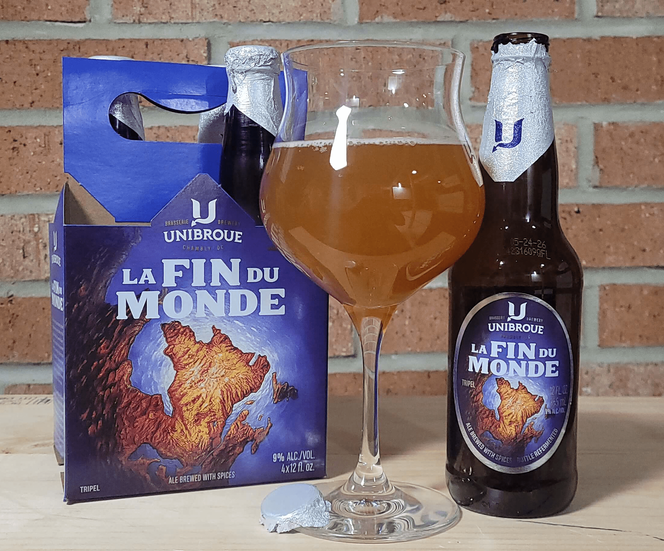 La Fin Du Monde Belgian Triple Ale by Unibroue Brewing 