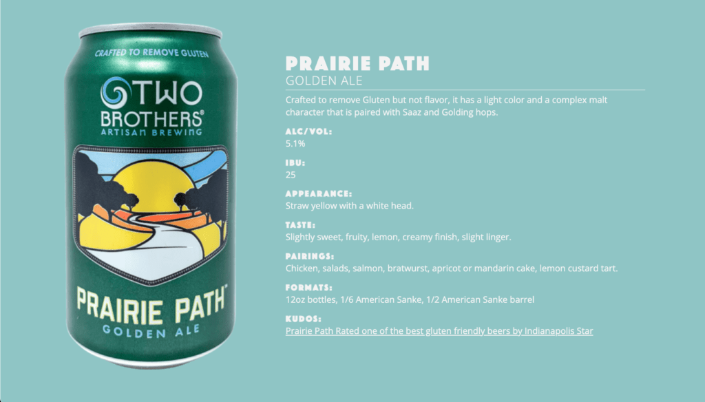 Prairie Path Golden Ale by Two Brothers Brewing